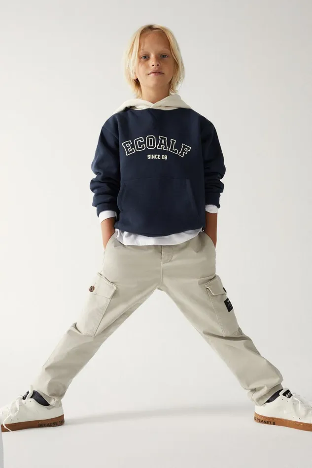Kids Blue Chicoboy Sweatshirt Ecoalf Sweatshirts