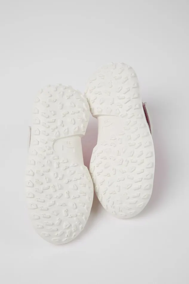 Kids CRCLR Pink Leather And Textile Sneakers For Kids Camper Sneakers Kids CRCLR Pink Leather And Textile Sneakers For Kids Camper Sneakers