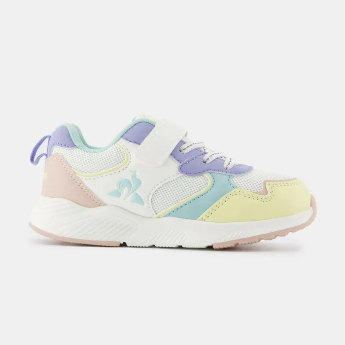 Kids Le Coq Sportif Kid CHAUSSURES ENFANT Shoes LCS RUNNER GIRL PS Kids Optical Whitepink