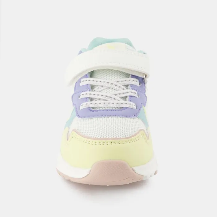 Kids Le Coq Sportif Kid CHAUSSURES ENFANT Shoes LCS RUNNER GIRL PS Kids Optical Whitepink