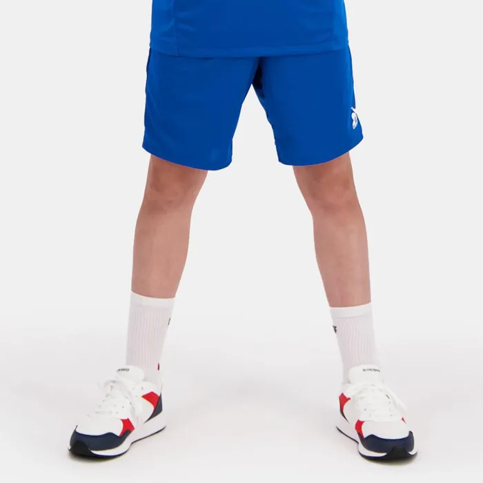 Kids Le Coq Sportif Shorts Performance Tennis Shorts Kids Lapis Blue