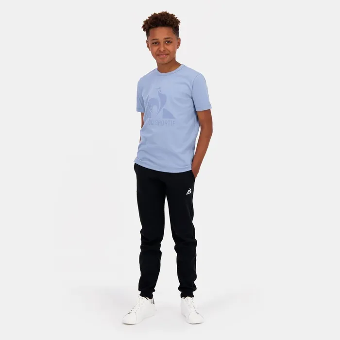 Kids Le Coq Sportif Tshirts Essentiels Tshirt Enfant Faded Denim