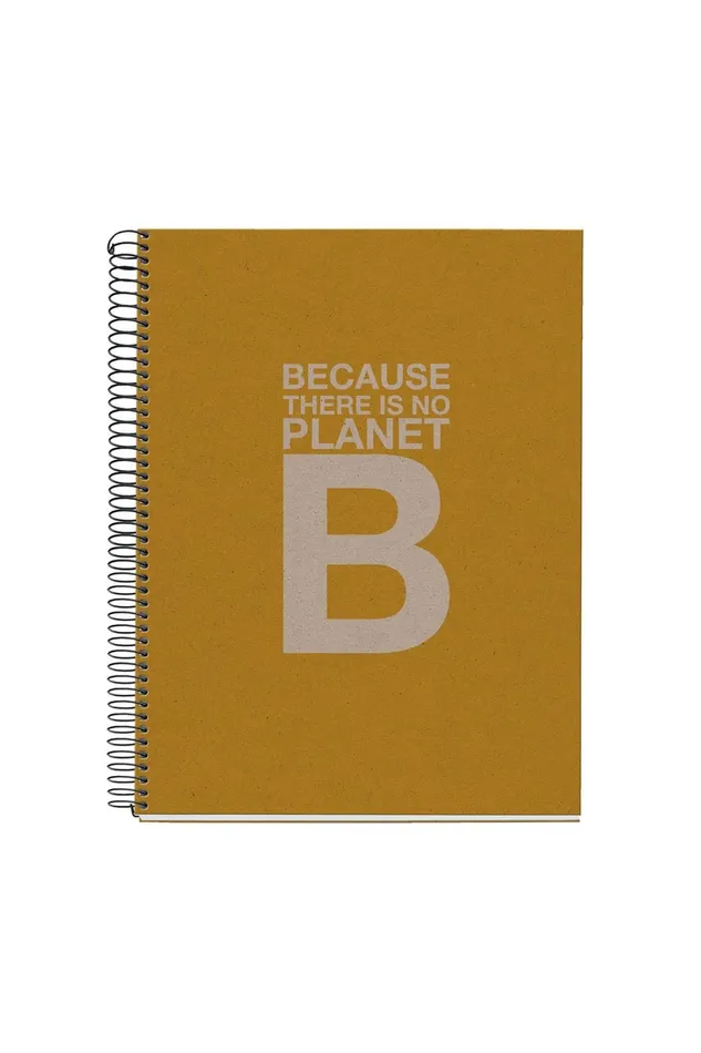 Kids Mustard A4 Notebook Graph Paper Ecoalf Cases