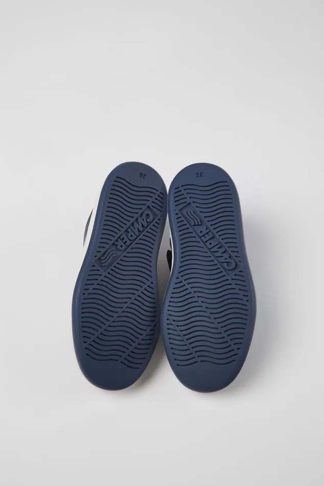 Kids Runner Dark Blue Leather Sneakers For Kids Camper Sneakers Kids Runner Dark Blue Leather Sneakers For Kids Camper Sneakers