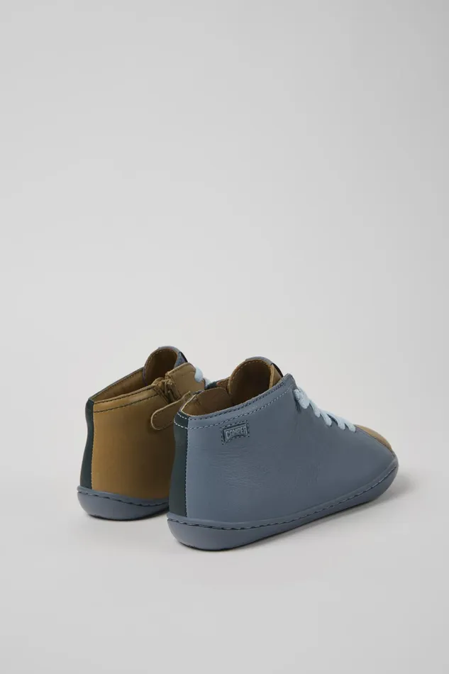 Kids Twins Multicolor Leather Ankle Boots For Kids Camper Boots Kids Twins Multicolor Leather Ankle Boots For Kids Camper Boots