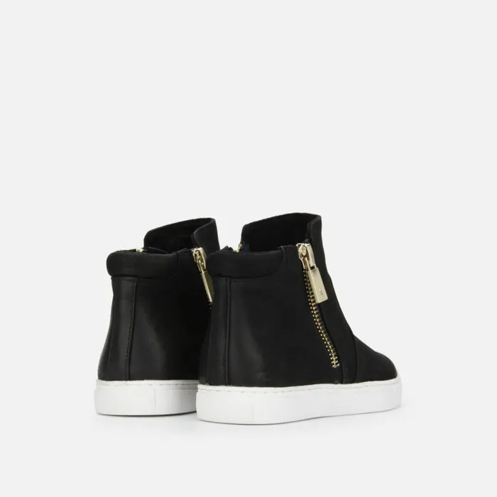 Kiera Nubuck Leather Sneaker Black Women Kenneth Cole Sneakers