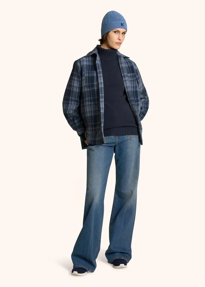 Kiton Blouses And Shirts TARTAN CASHMERE OVERSHIRT 8211 Women Kiton Blouses And Shirts TARTAN CASHMERE OVERSHIRT 8211 Women