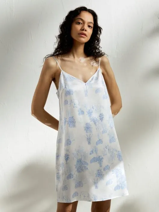 La Terra Strap Midi Night Dress Women Lilysilk Nightdresses