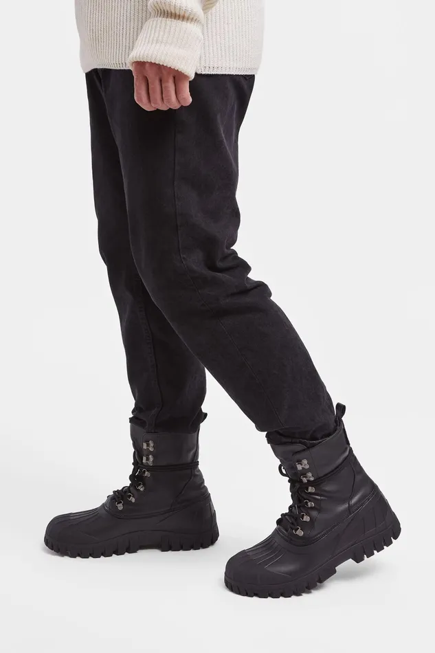 Lace Up Boots Women Stutterheim Patrol Boot Leather Black