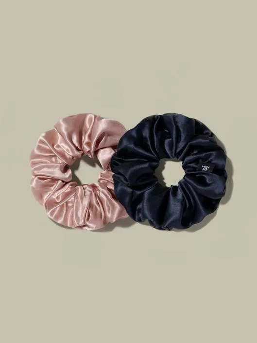 Large Classic Silk Scrunchies Set Women Lilysilk Silk Scrunchies