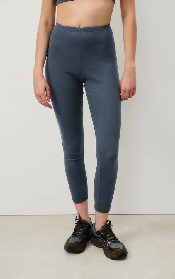 Leggings Blarow Melange Navy Women American Vintage Joggers and Leggings