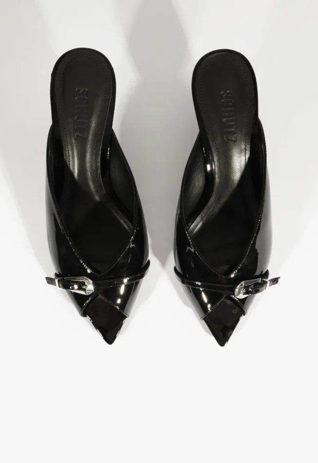Lena Mule Pump Black Women Schutz Shoes