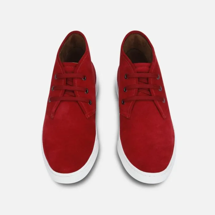 Liam Suede Chukka Sneaker Red Men Kenneth Cole Sneakers