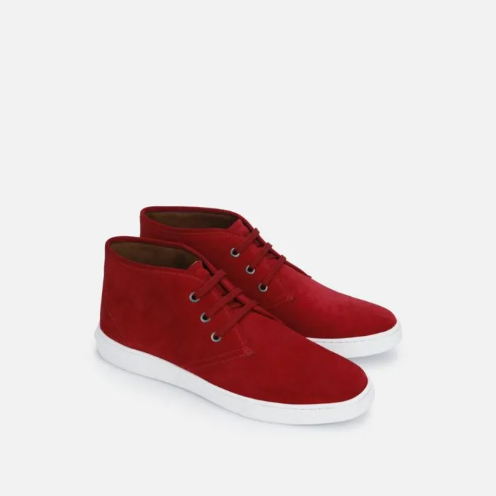 Liam Suede Chukka Sneaker Red Men Kenneth Cole Sneakers