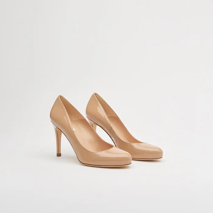 LK Bennett Stila Black Patent Courts Women Court Shoes LK Bennett Stila Black Patent Courts Women Court Shoes