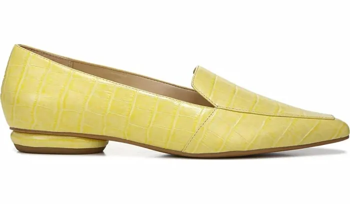 Loafers Women Franco Sarto Franco Balica Loafer Light Yellow Leather