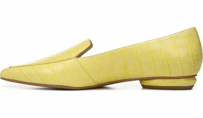 Loafers Women Franco Sarto Franco Balica Loafer Light Yellow Leather