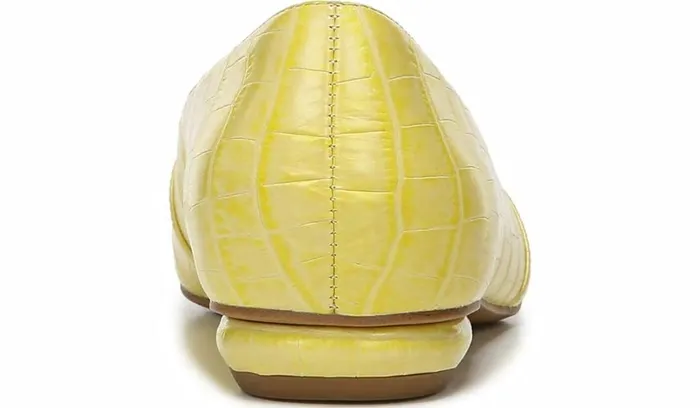 Loafers Women Franco Sarto Franco Balica Loafer Light Yellow Leather