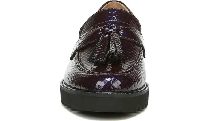 Loafers Women Franco Sarto Franco Carolynn Loafer Purple Faux Leather