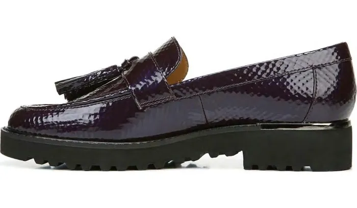 Loafers Women Franco Sarto Franco Carolynn Loafer Purple Faux Leather