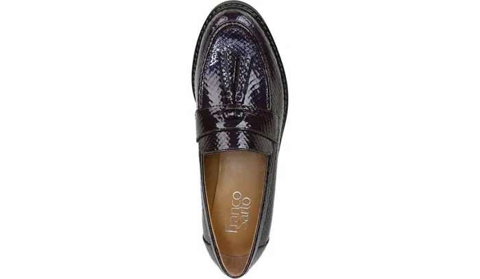 Loafers Women Franco Sarto Franco Carolynn Loafer Purple Faux Leather