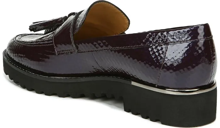 Loafers Women Franco Sarto Franco Carolynn Loafer Purple Faux Leather