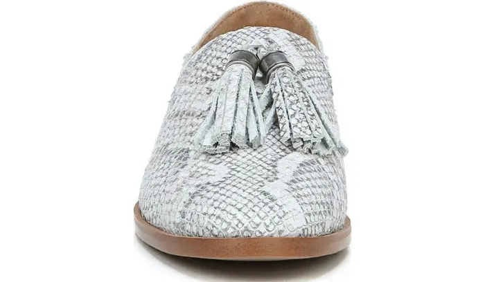 Loafers Women Franco Sarto Franco Hadden Loafer Natural Snake Print Leather
