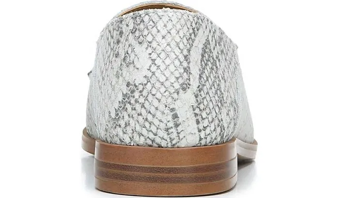 Loafers Women Franco Sarto Franco Hadden Loafer Natural Snake Print Leather