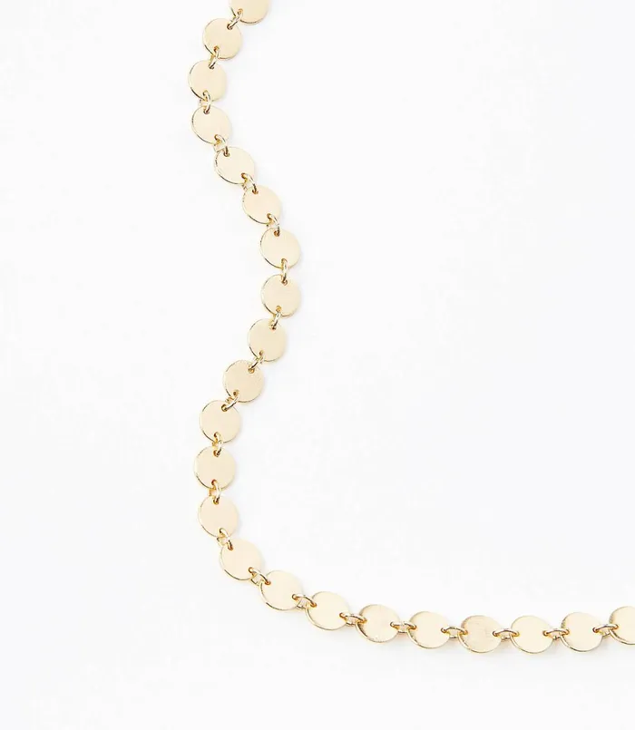 LOFT Shimmer Choker Necklace Gold Women Jewelry