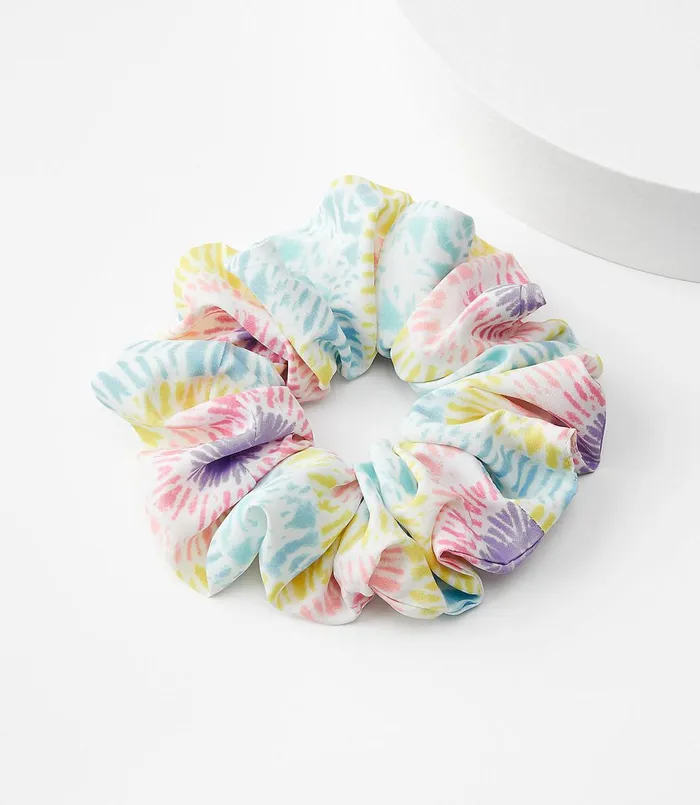 LOFT Starburst Tie Dye Scrunchie Multi Women Hair Accessories