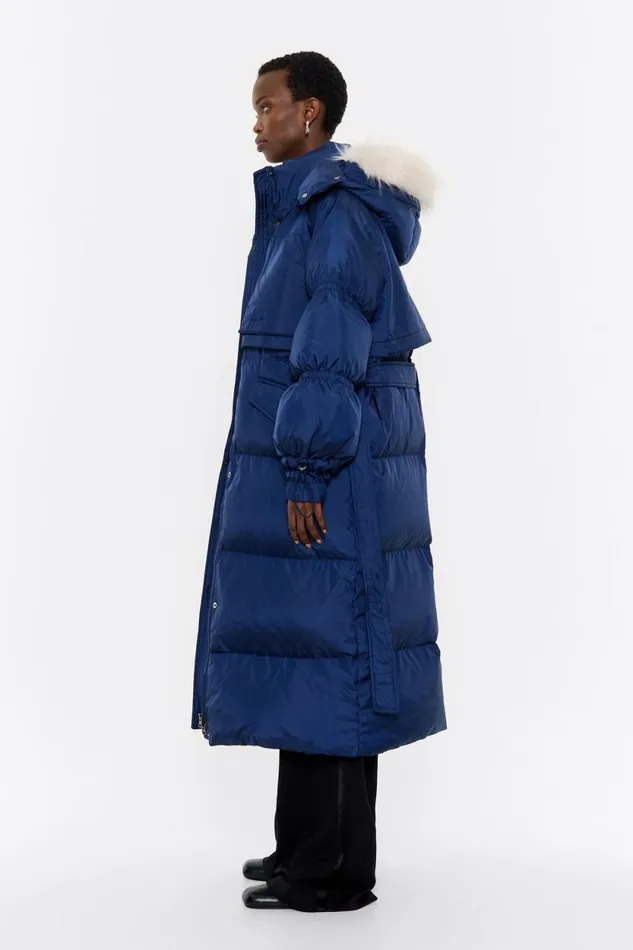 Long Navy Puffer Navy Women Bimba Y Lola Puffer Jackets Long Navy Puffer Navy Women Bimba Y Lola Puffer Jackets