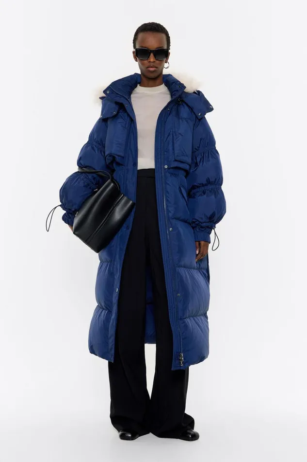 Long Navy Puffer Navy Women Bimba Y Lola Puffer Jackets Long Navy Puffer Navy Women Bimba Y Lola Puffer Jackets