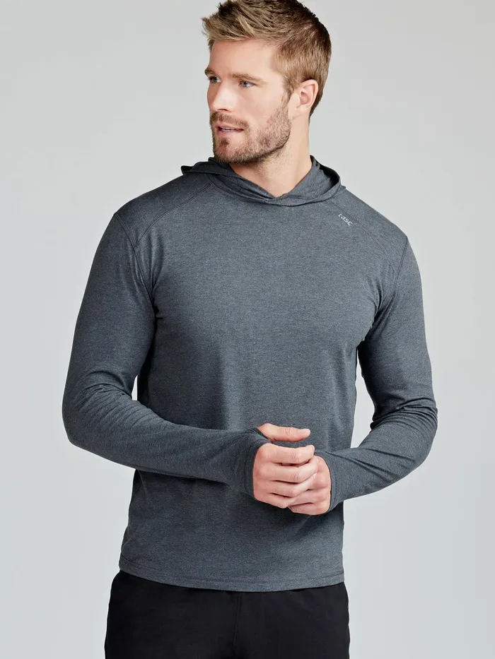 Long Sleeve TShirts Men Tasc Performance Lightweight Hoodie