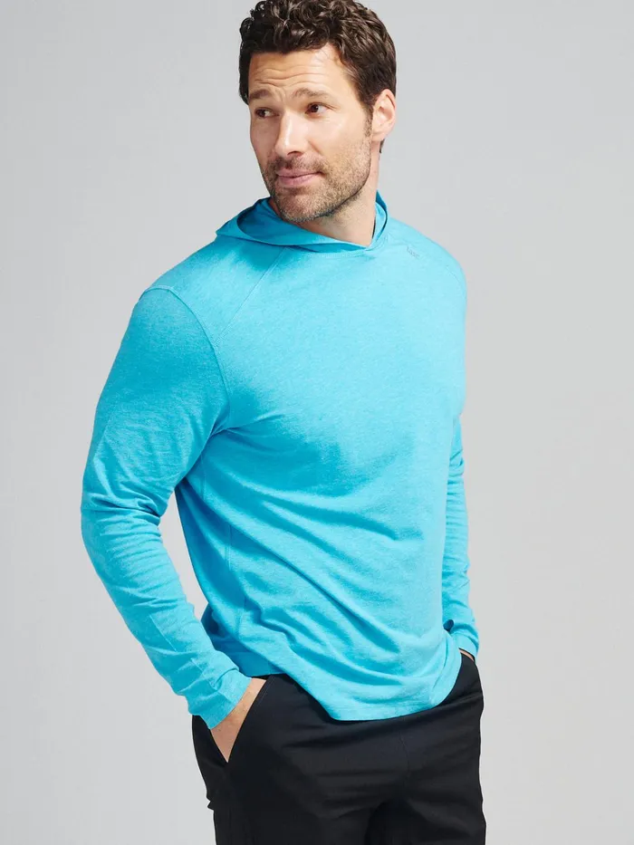 Long Sleeve TShirts Men Tasc Performance Lightweight Hoodie