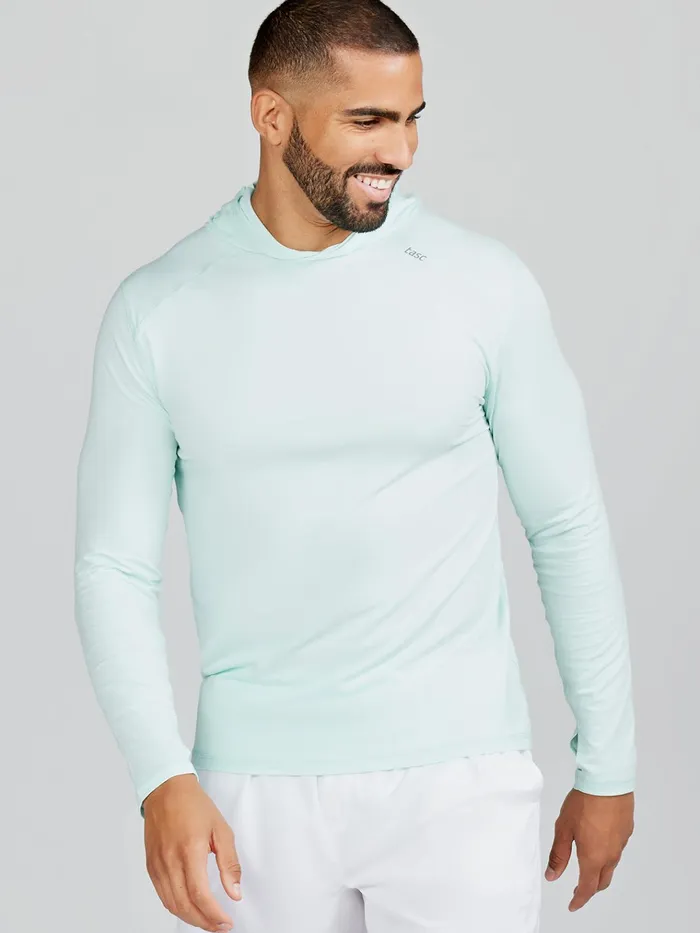 Long Sleeve TShirts Men Tasc Performance Lightweight Hoodie