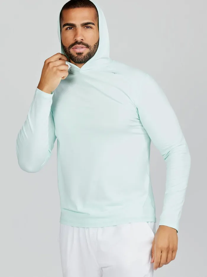 Long Sleeve TShirts Men Tasc Performance Lightweight Hoodie