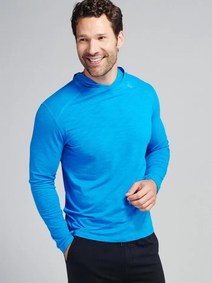 Long Sleeve TShirts Men Tasc Performance Lightweight Hoodie