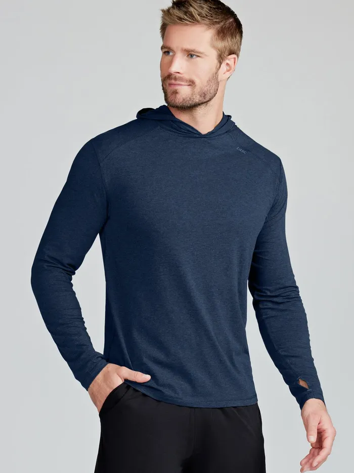 Long Sleeve TShirts Men Tasc Performance Lightweight Hoodie
