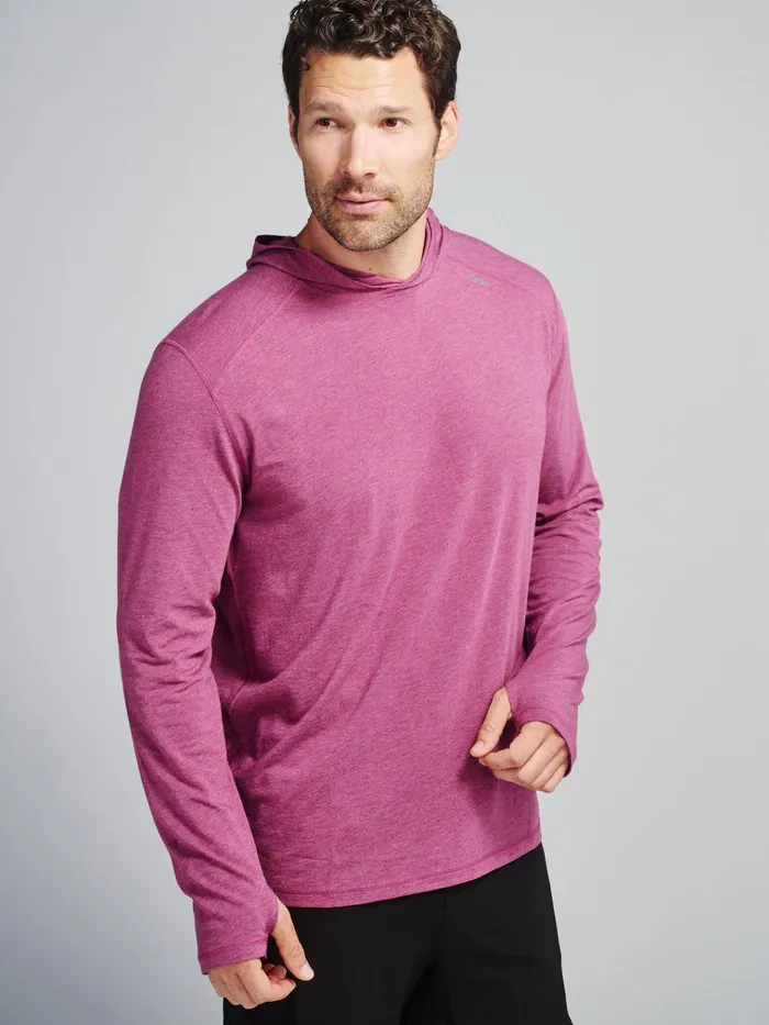 Long Sleeve TShirts Men Tasc Performance Lightweight Hoodie