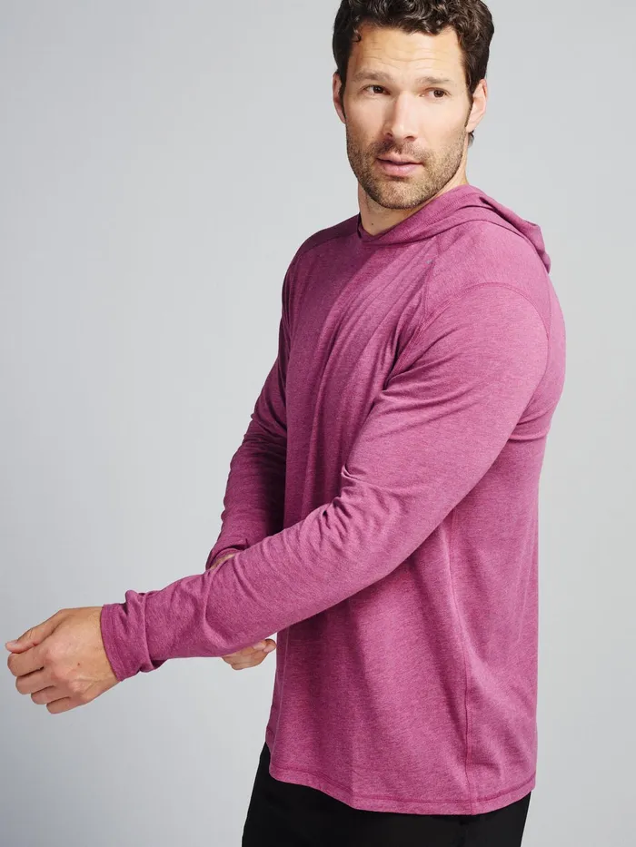 Long Sleeve TShirts Men Tasc Performance Lightweight Hoodie