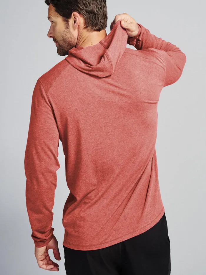 Long Sleeve TShirts Men Tasc Performance Lightweight Hoodie