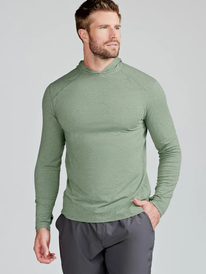 Long Sleeve TShirts Men Tasc Performance Lightweight Hoodie
