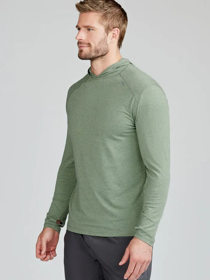 Long Sleeve TShirts Men Tasc Performance Lightweight Hoodie