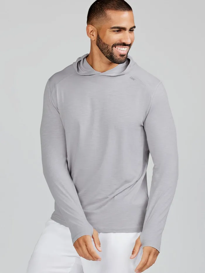 Long Sleeve TShirts Men Tasc Performance Lightweight Hoodie