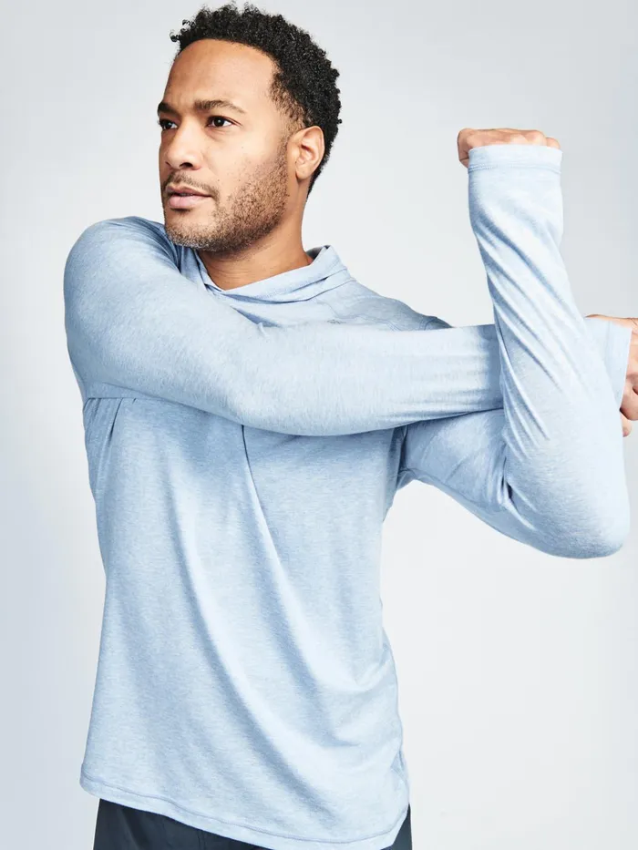 Long Sleeve TShirts Men Tasc Performance Lightweight Hoodie