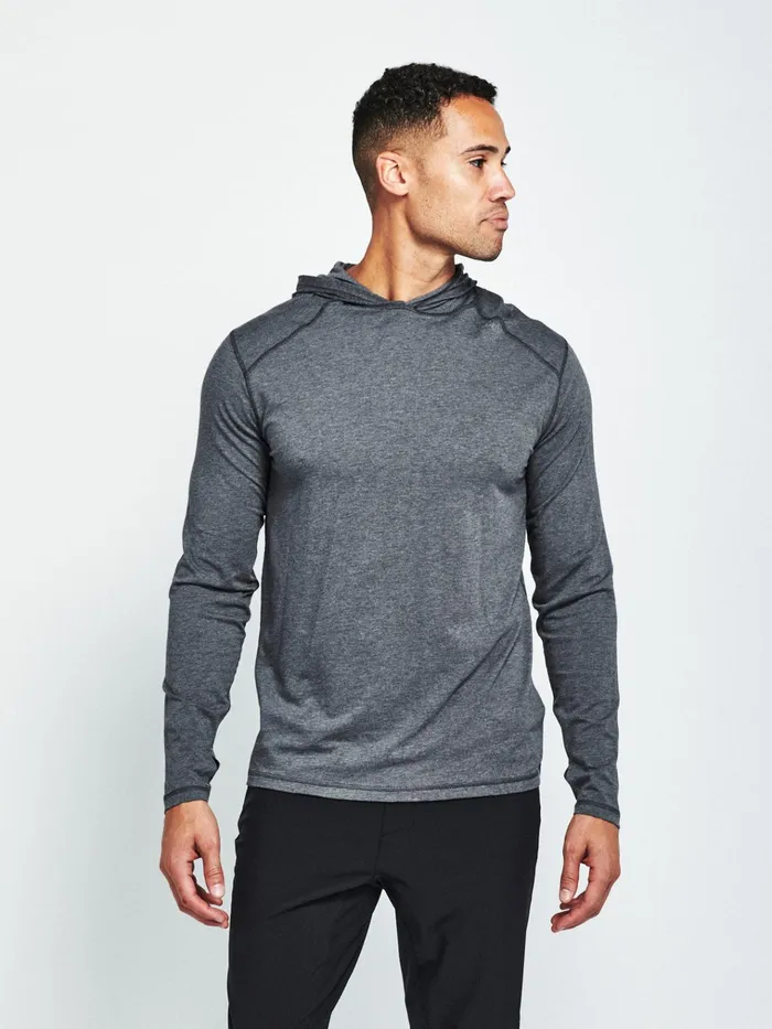 Long Sleeve TShirts Men Tasc Performance Lightweight Hoodie