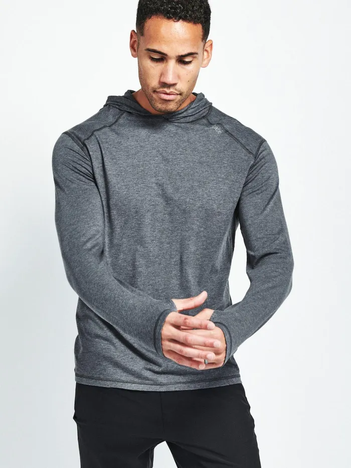 Long Sleeve TShirts Men Tasc Performance Lightweight Hoodie