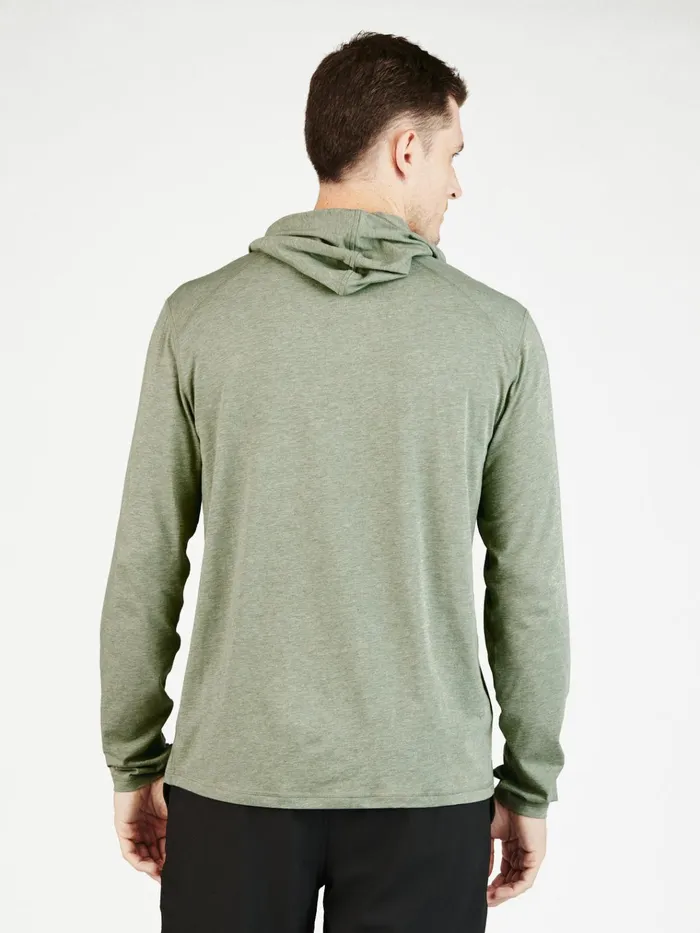 Long Sleeve TShirts Men Tasc Performance Lightweight Hoodie