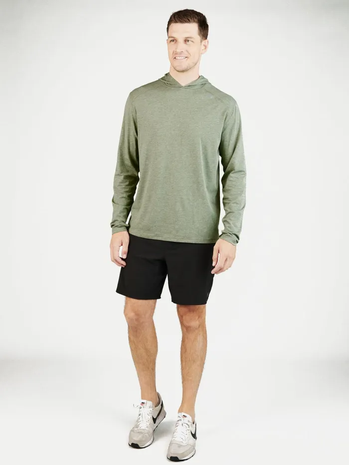 Long Sleeve TShirts Men Tasc Performance Lightweight Hoodie