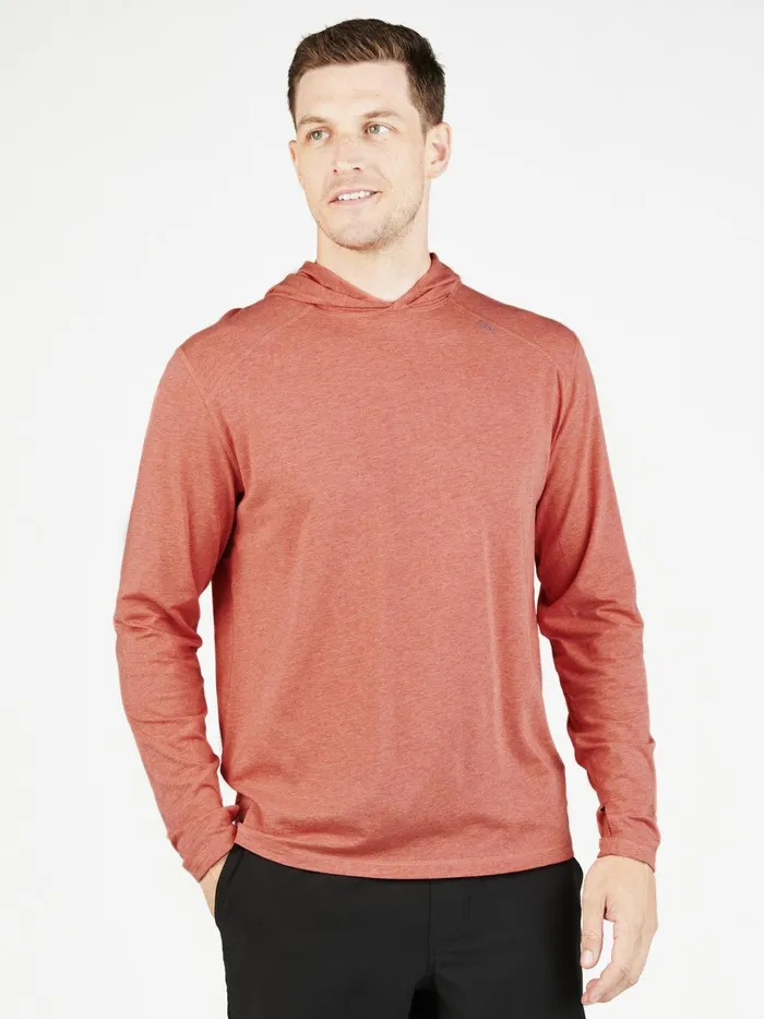Long Sleeve TShirts Men Tasc Performance Lightweight Hoodie